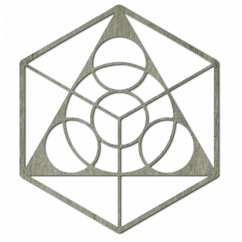 Pictură spațială pe perete din placaj,...