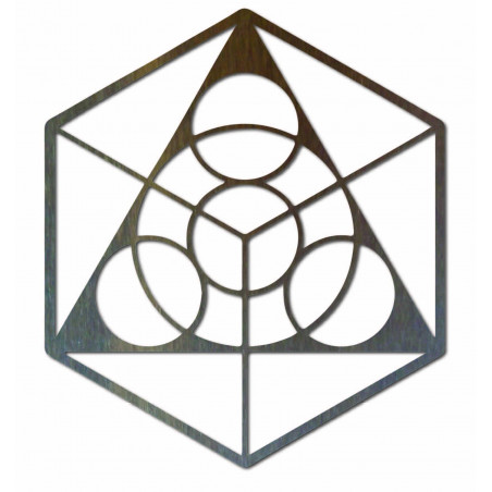 Pictură spațială pe perete din placaj, dimensiuni de la 50 la 90 cm