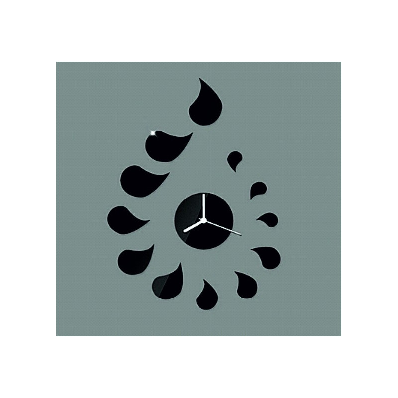 Ceas de perete DIY ROZMARIN cu autocolant picături