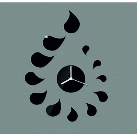 Ceas de perete DIY ROZMARIN cu autocolant picături