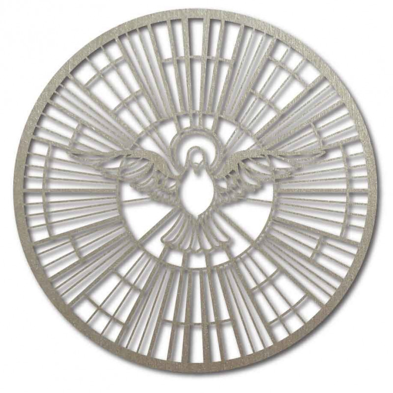 Imagine din lemn a unui porumbel - Simbol al...