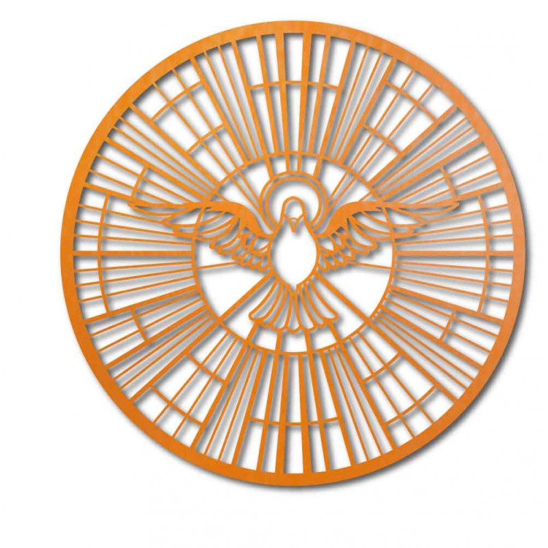 Imagine din lemn a unui porumbel - Simbol al Duhului Sfânt