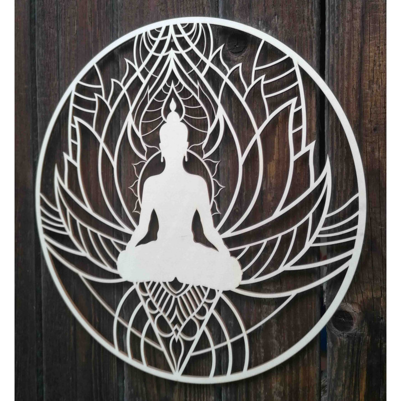 Arta de perete mandala și buddha - PEACE