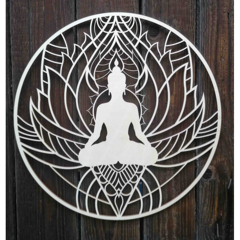 Pictură murală mandala și Buddha - CAMERA