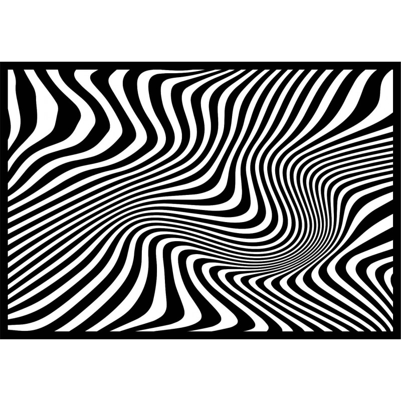Sentop - Tablou decorativ pe peretele unei zebre