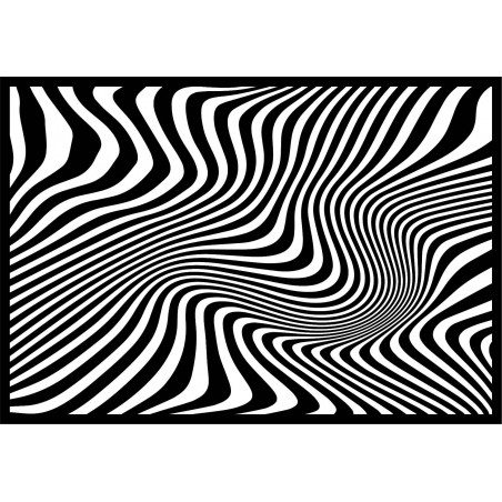 Sentop - Tablou decorativ pe peretele unei zebre