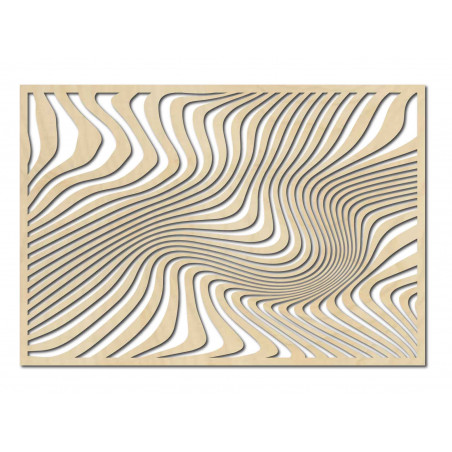 Sentop - Tablou decorativ pe peretele unei zebre