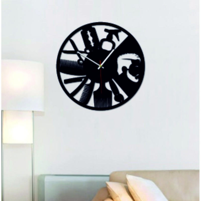 SENTOP - Ceas de perete modern pentru salonul OMARR și X0098 negru