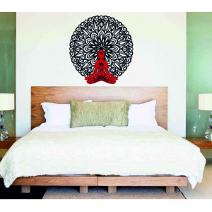 Sentop - 3D Picture on the wall Buddha in mandala 50, 70, 90 cm