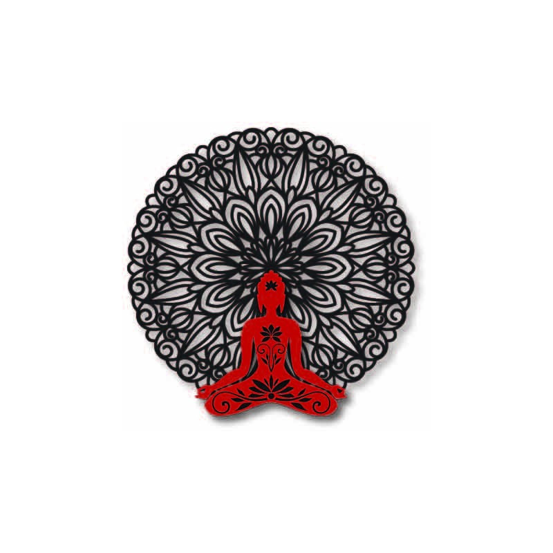 Pictură de perete 3D Buddha în mandala 50, 70,...