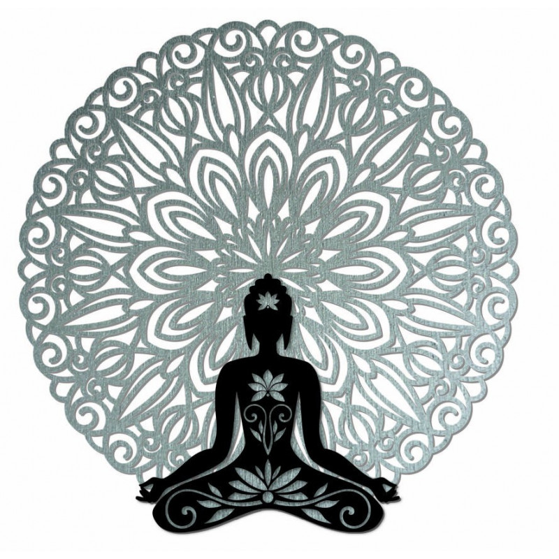 Pictură de perete 3D Buddha în mandala 50, 70,...