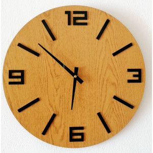 Ceas de perete elegant din lemn - design minimalist -... 2
