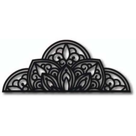 Tablou de perete din lemn jumătate mandala - BOHEMIA