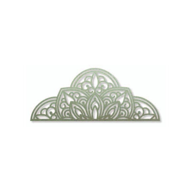 Pictură murală din lemn jumătate de mandală -...