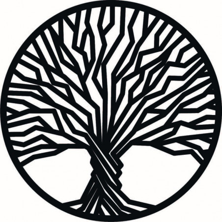 Stylesa - Pictură din lemn pe un perete de copac