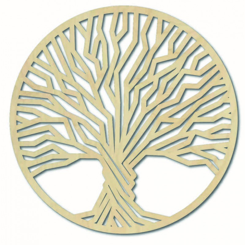 Stylesa - Pictură din lemn pe un perete de copac