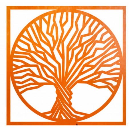 Pictură murală din lemn copac în ramă