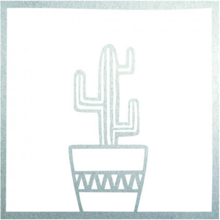 Pictură murală modernă cu cactus Pictură murală modernă cu cactus