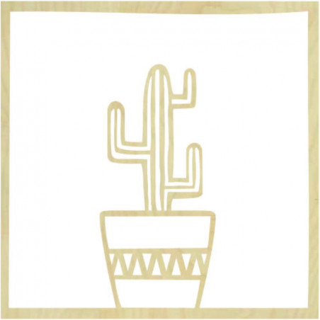 Pictură murală modernă cu cactus Pictură murală modernă cu cactus