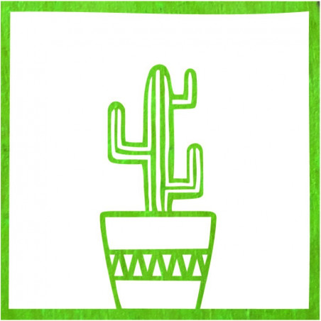 Pictură murală modernă cu cactus Pictură murală modernă cu cactus