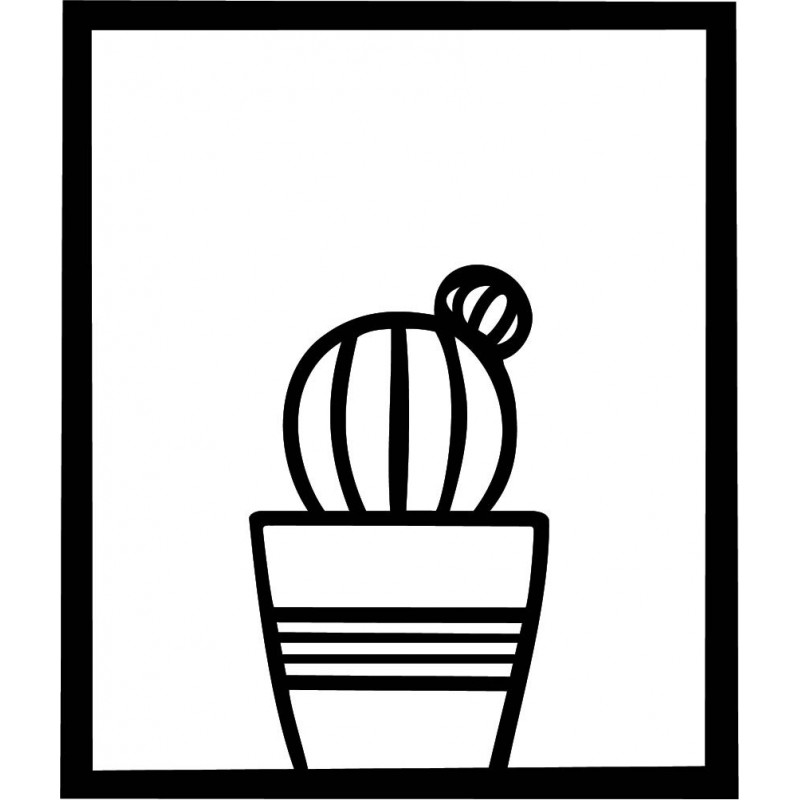 Pictură modernă pe perete - CACTUS ALDER | SENTOP