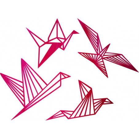 Pictură murală modernă - păsări libere 4 buc - LIBERDADE