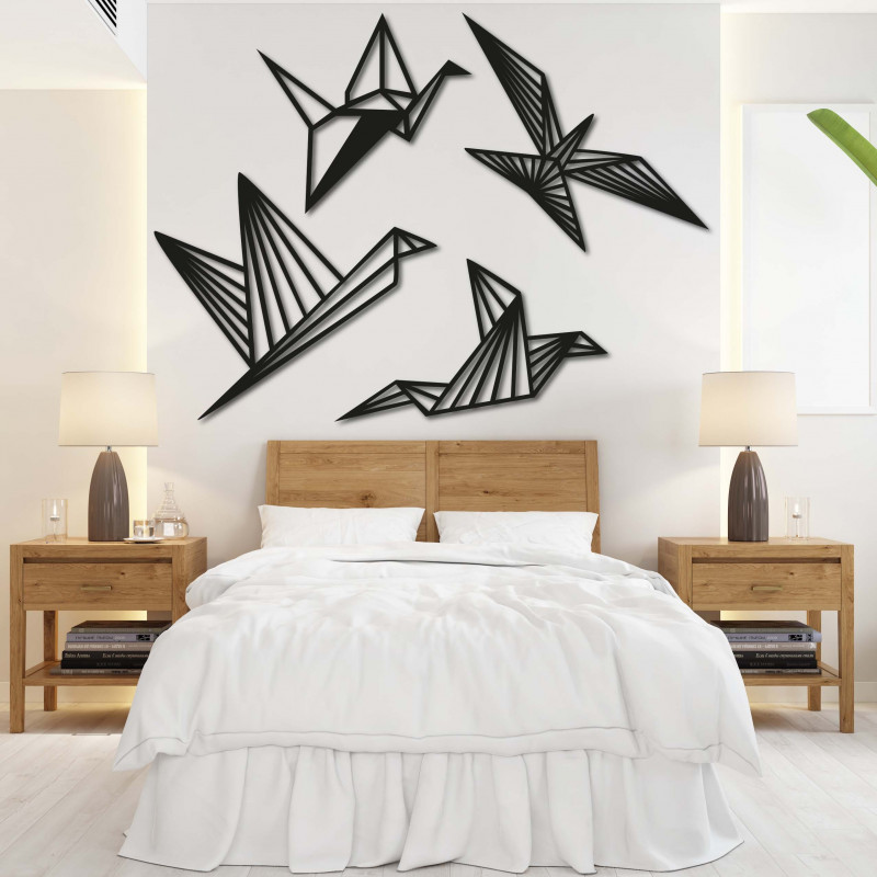 Pictură modernă pe perete - păsări gratuite 4 buc - LIBERDADE | SENTOP