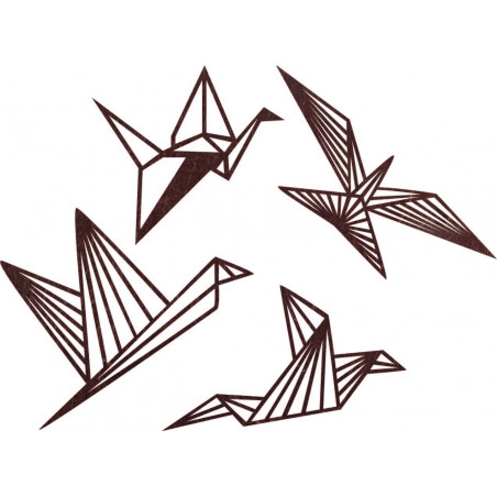 Pictură murală modernă - păsări libere 4 buc - LIBERDADE