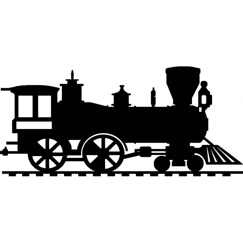 Pictură murală din lemn tren, locomotivă - THOMAS