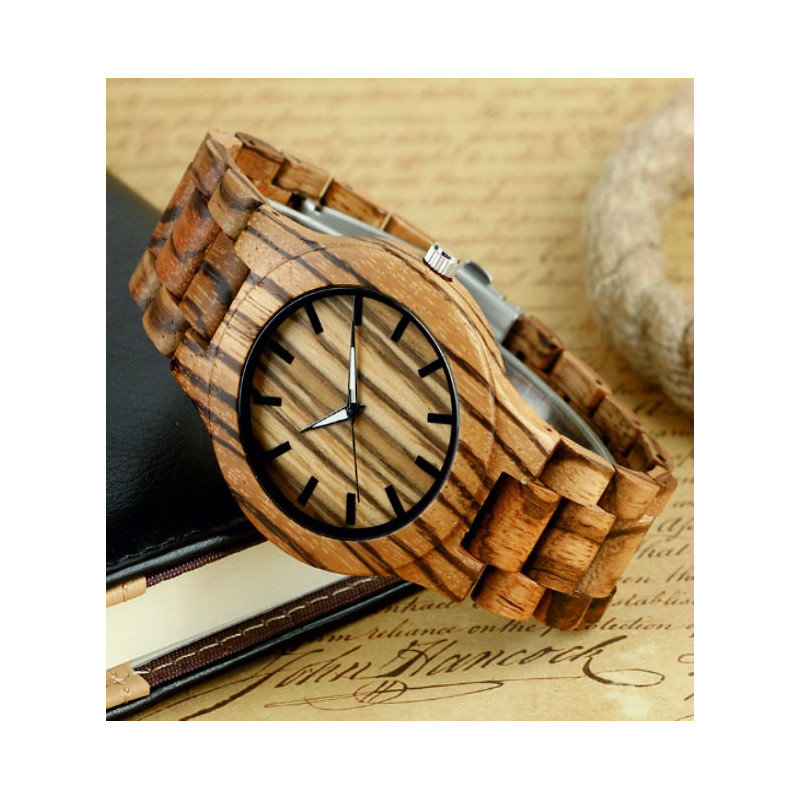 Ceas de mână din lemn din materiale naturale. Ceasuri din lemn pentru bărbați și femei.
