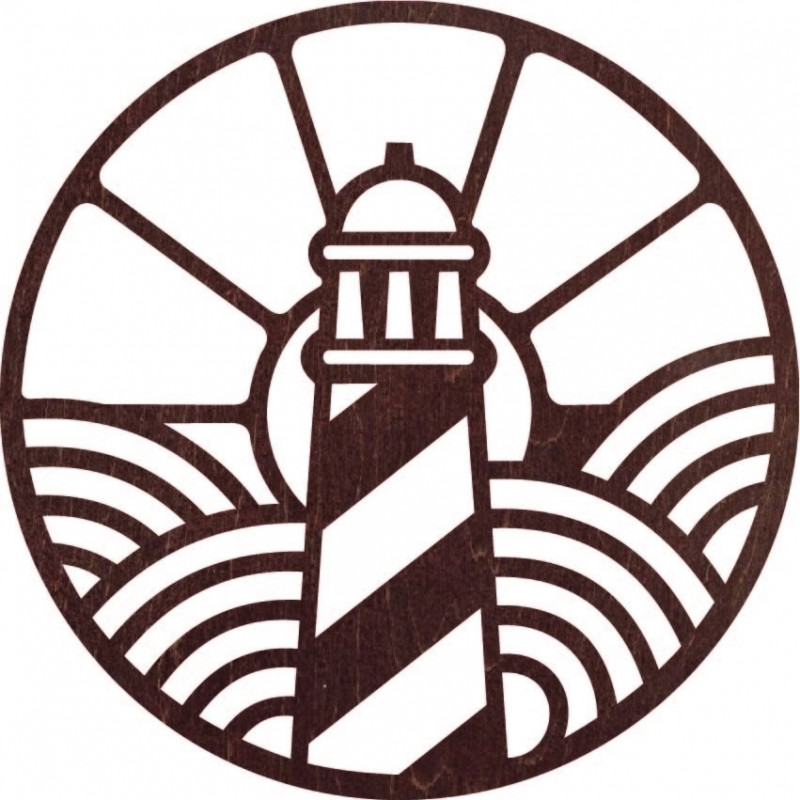 Tablou din lemn cu motiv de far - FEDRO