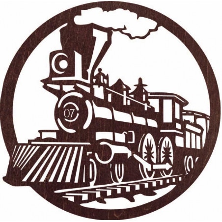 Imagine cu tren cu aburi, tren istoric - ETVAL