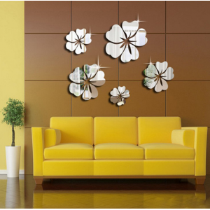 Oglinzi decorative. Sticker de perete cu oglindă, ca imagine sau decor, sticker acrilic 3d