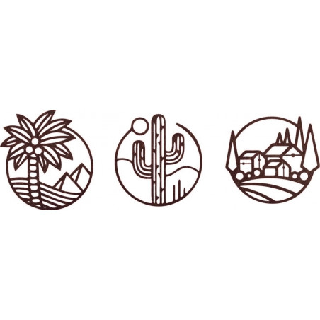 Pictură murală Sahara în trei piese - ARAHSA