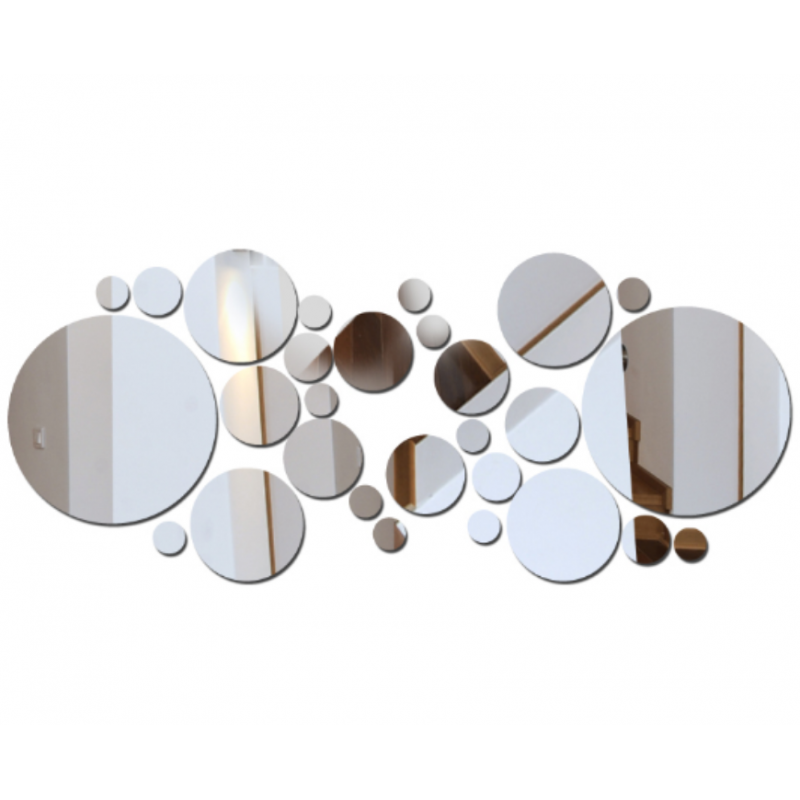 Oglinzi decorative. Sticker de perete cu oglindă, ca imagine sau decor, sticker acrilic 3d