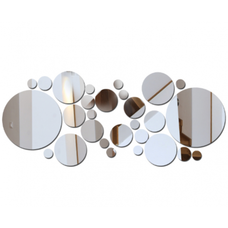 Oglinzi decorative. Autocolante oglindă pentru perete, ca imagine sau decor, autocolant acrilic 3D