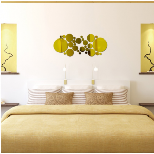 Oglinzi decorative. Autocolante oglindă pentru perete, ca imagine sau decor, autocolant acrilic 3D