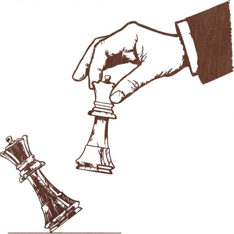 Design elegant în două piese pentru șah -...