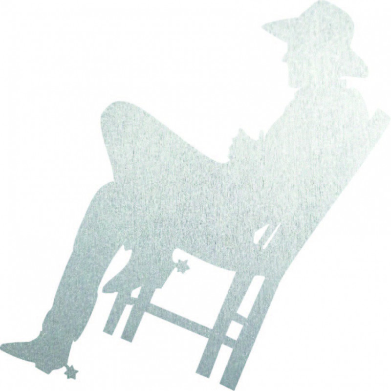 Tablou elegant din lemn pe perete - COWBOY |...