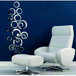 Oglinzi decorative. Autocolante oglindă pentru perete, ca imagine sau decor, autocolant acrilic 3D
