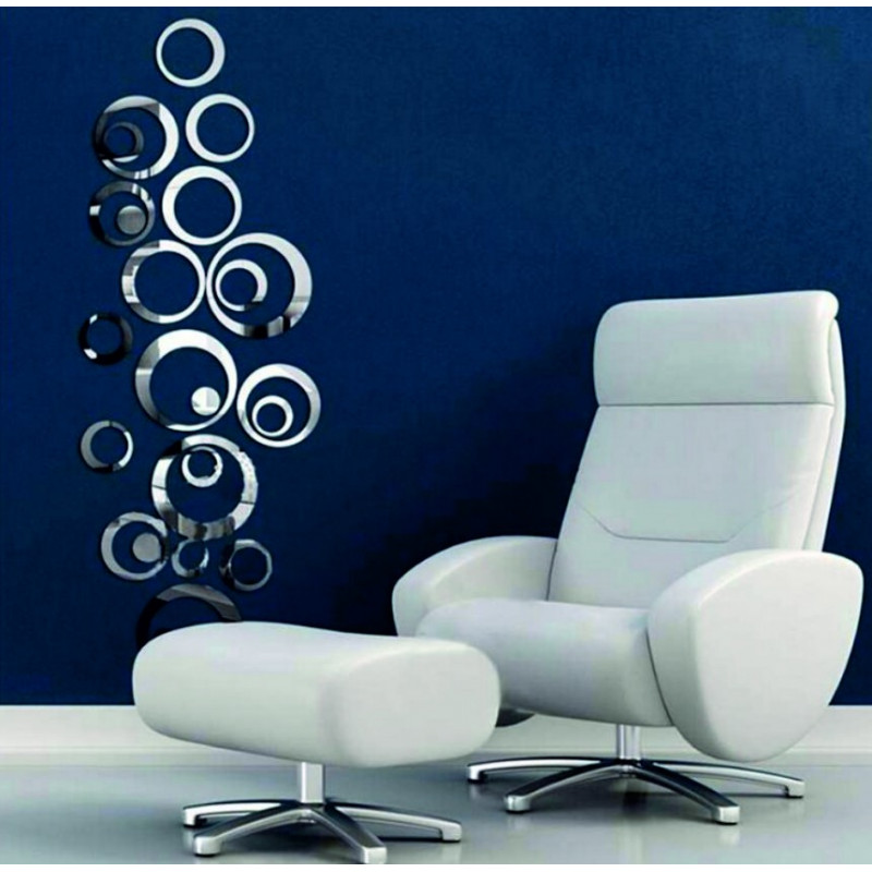 Oglinzi decorative. Autocolante oglindă pentru perete, ca imagine sau decor, autocolant acrilic 3D