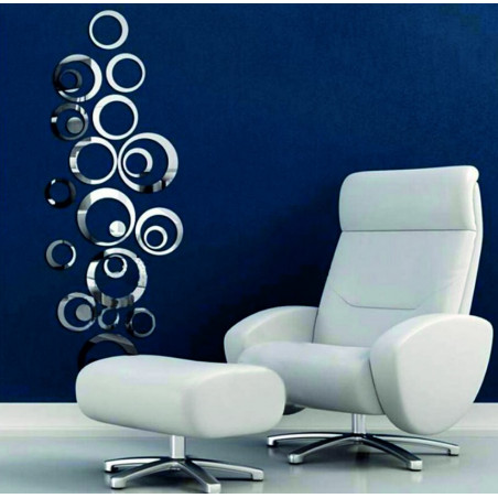 Oglinzi decorative. Autocolante oglindă pentru perete, ca imagine sau decor, autocolant acrilic 3D