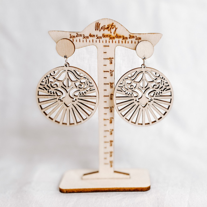 Cercei din pandantiv din lemn LILIEN - MONATY |...