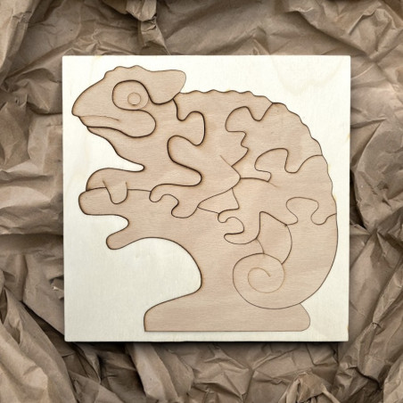 Bicolor insert montessori din lemn pentru copii - CAMELEON FAG| SENTOP