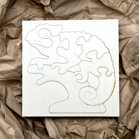 Insert montessori din lemn pentru copii - CAMELEON | SENTOP