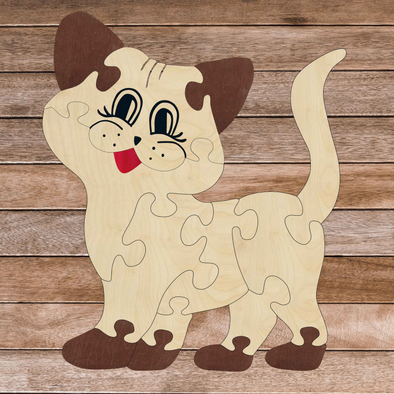 Insert Montessori din lemn pentru copii -...