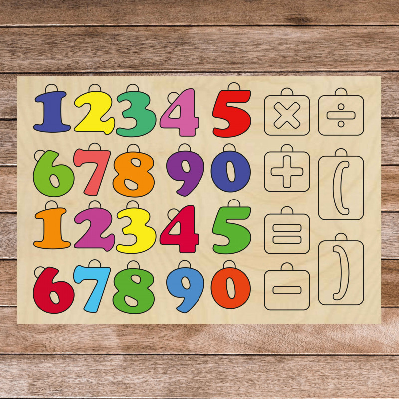 Ajutor senzorial din lemn Montessori -...