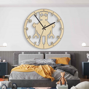 Ceas de perete pentru copii robot - MELVAR 2