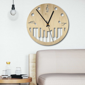 Wall Clock partitura si pian - HORTO