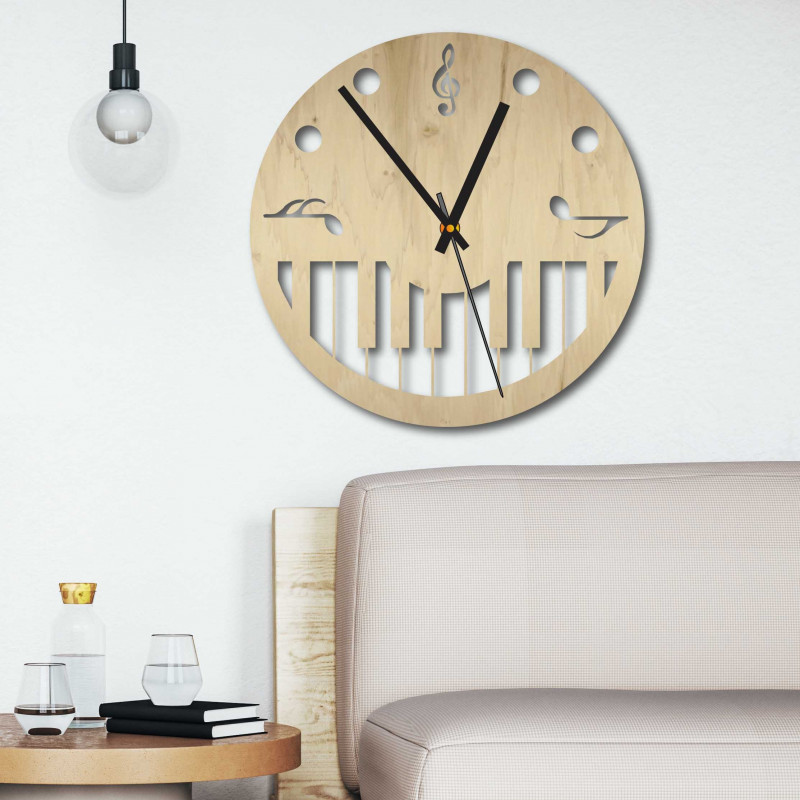 Wall Clock partitura si pian - HORTO